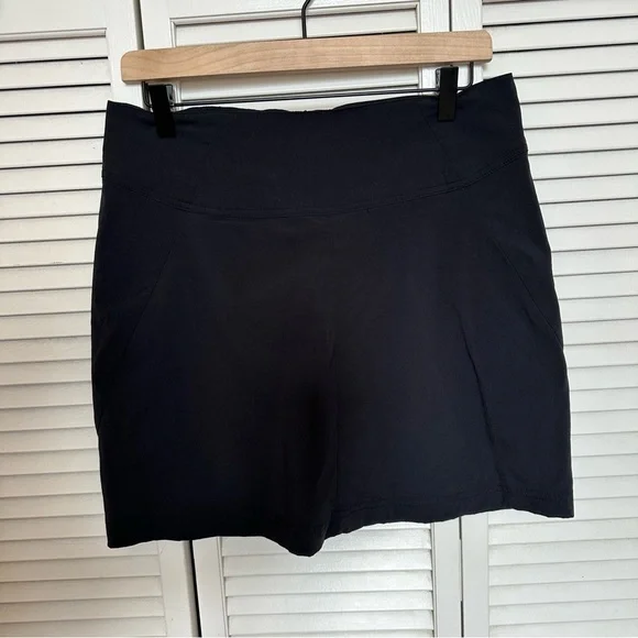 Royal Robbins Black Quick Dry Hiking Travel Skort Stretch Women’s 6 - Picture 2 of 12